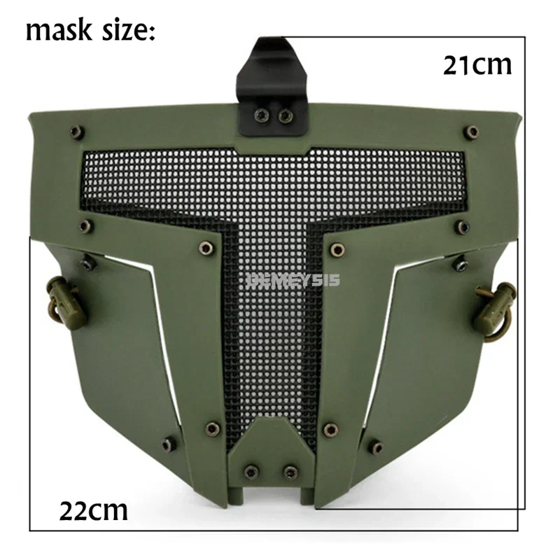 Full Face Mask Breathable Stee - Camo Face Paint 评论和价格