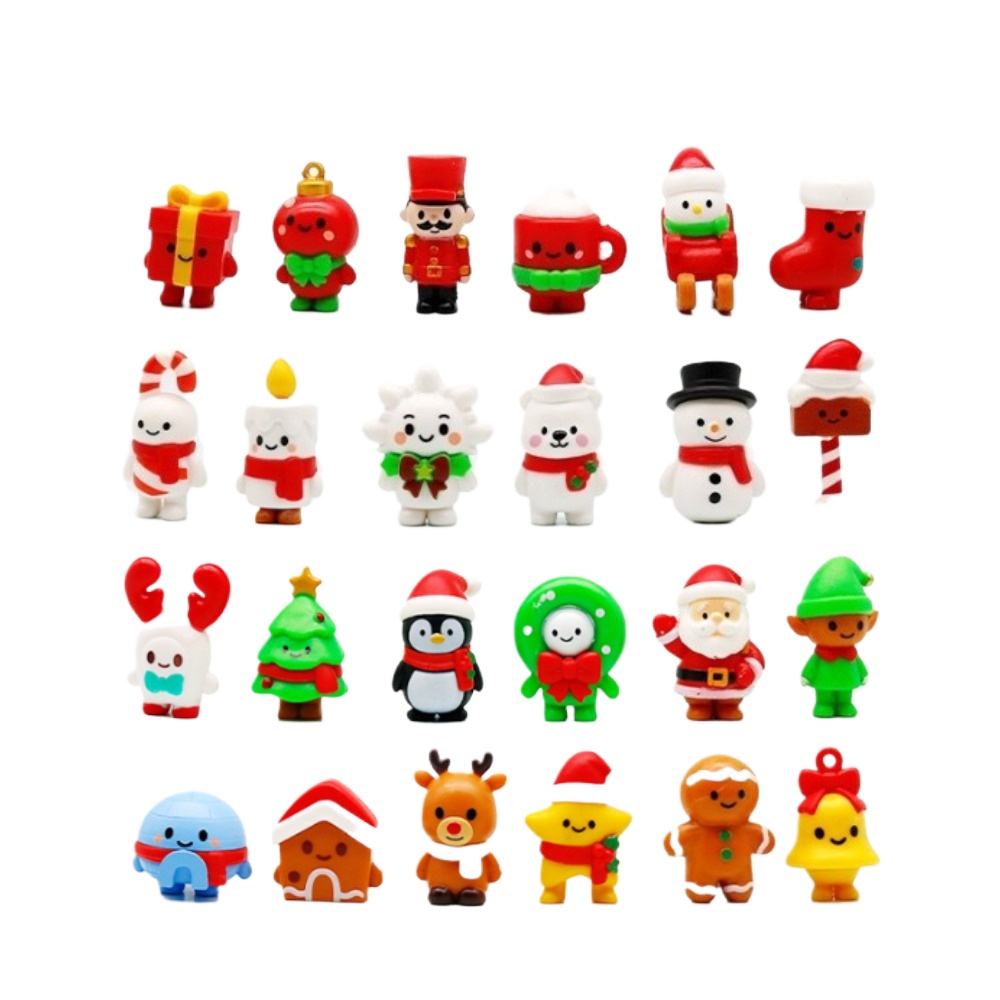24Pcs Mini Christmas Action Fi - Elk Bugle Call 评论和价格