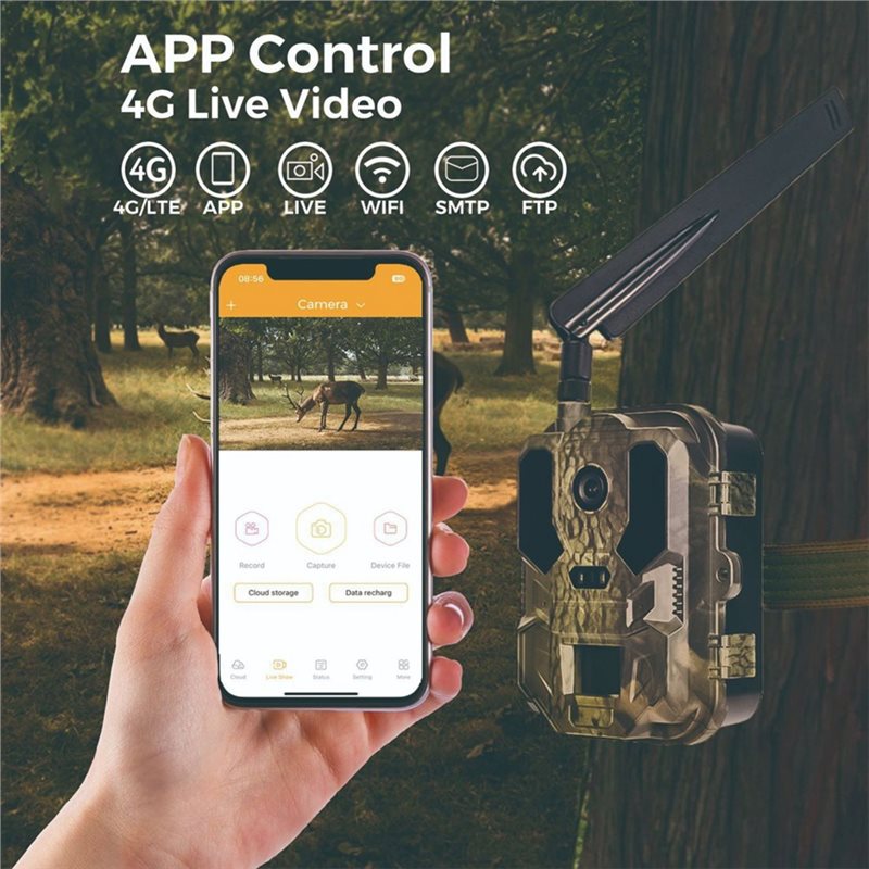 Y47A Outdoor 4G 120MP 4K Live  - Hunting And Outdoor Shows 评论和价格