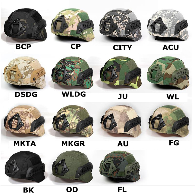 Tactical MICH2000 Helmet Cover - Camo Face Paint 评论和价格