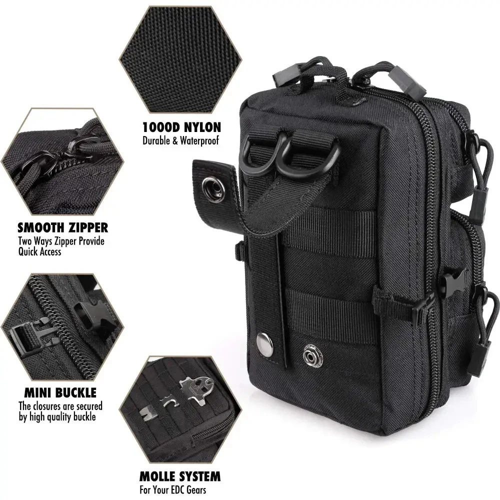Mini Molle Utility Pouch, EDC  - Outdoor Hunting Gear Storage 评论和价格