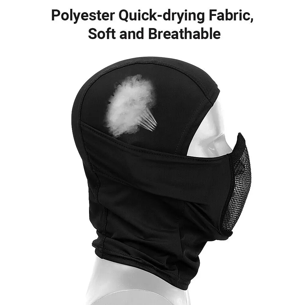 Tactical Balaclava Mask Mouth  - Camo Face Paint 评论和价格