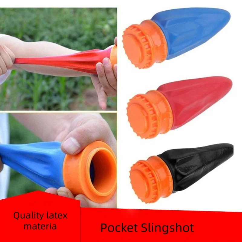 1PC Pocket Slingshot Latex Min - Outdoor Hunting Games For Kids 评论和价格