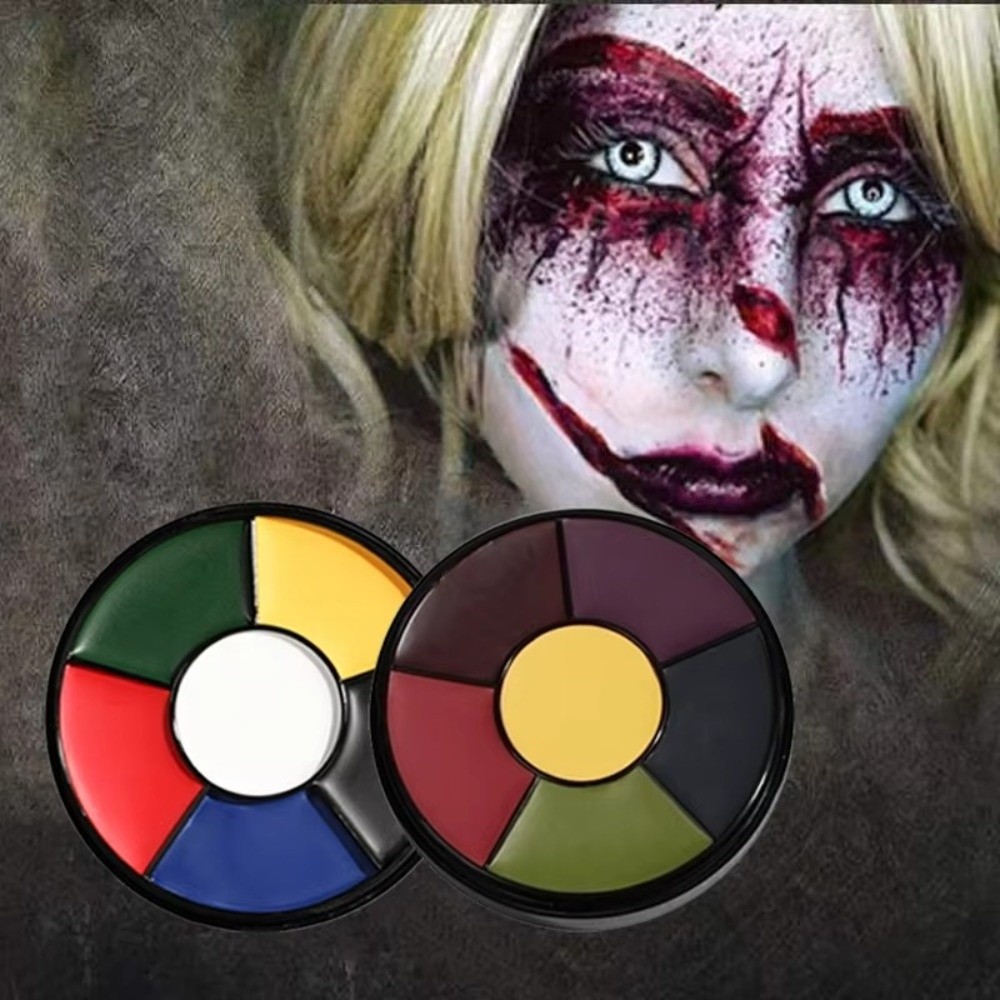 SFX 6 Colors Face Paint Palett - Camo Face Paint 评论和价格