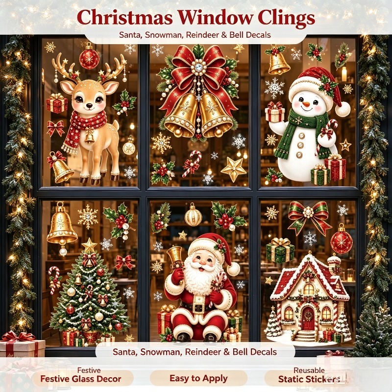 4/6 Sheets Christmas Static Wi - Elk Bugle Call 评论和价格