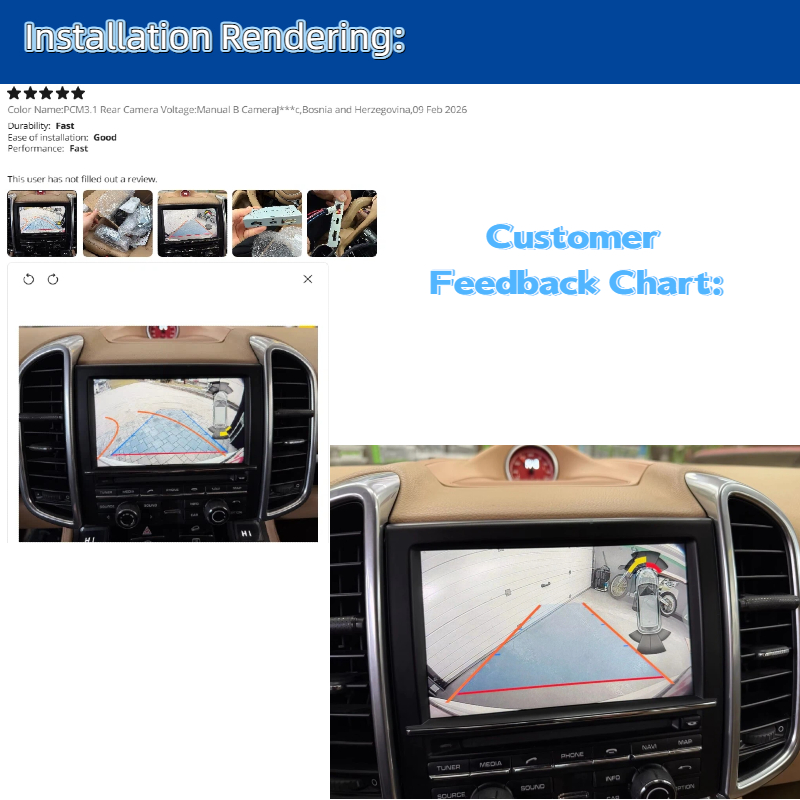Front Rear View Backup Camera  - Trail Camera Infrared 评论和价格